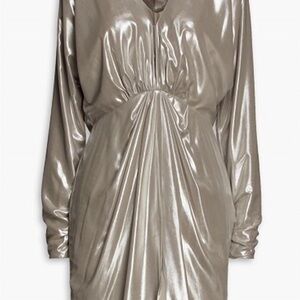 rag & bone Metallic Long Sleeve Dress